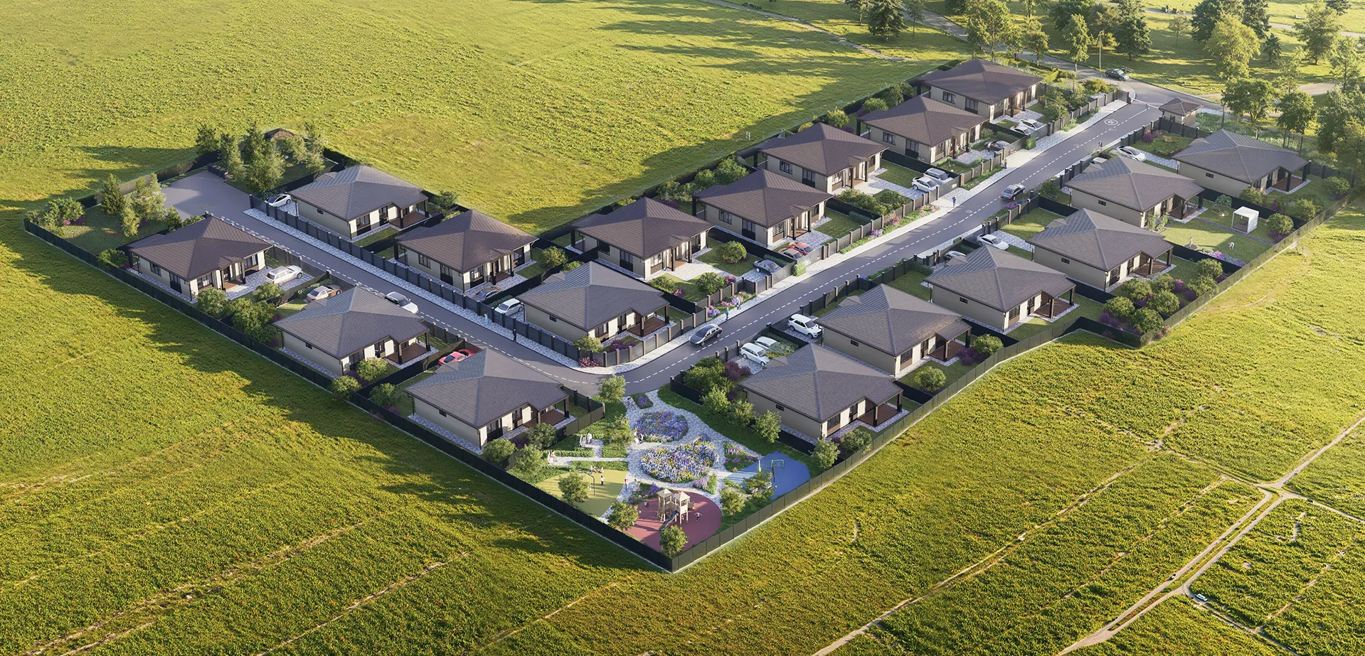 Генплан котеджного містечка Tweed